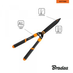 Ножницы для живой изгороди Bradas цена и информация | Садовые инструменты | pigu.lt