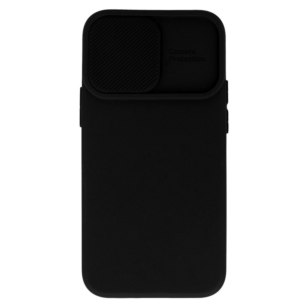 Dėklas telefonui Camshield Soft skirtas Iphone 12 , juodas kaina ir informacija | Telefono dėklai | pigu.lt