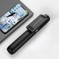 „Selfie Stick MINI“ – su nuimamu „Bluetooth“ nuotolinio valdymo pulteliu ir trikoju – P50, balta цена и информация | Asmenukių lazdos (selfie sticks) | pigu.lt