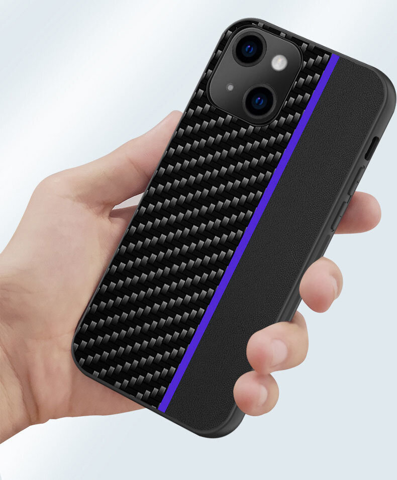 Dėklas telefonui Tel Protect CARBON skirtas Samsung Galaxy A53 5G, juoda kaina ir informacija | Telefono dėklai | pigu.lt