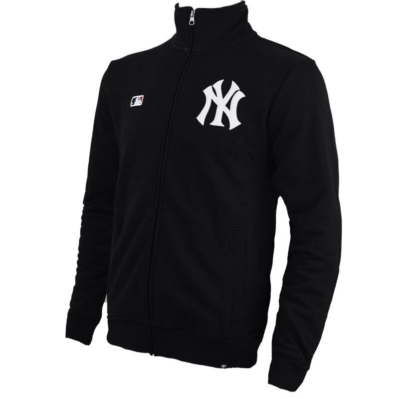 Džemperis vyrams 47 Brand Mlb New York Yankees Embroidery Helix Track Jkt M 554365, juodas цена и информация | Džemperiai vyrams | pigu.lt