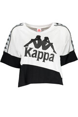 Marškinėliai moterims Kappa, balti kaina ir informacija | Sportinė apranga moterims | pigu.lt