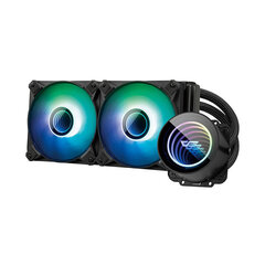 Darkflash DX240 V2 PC Water Cooling ARGB 2x 120x120 (black) цена и информация | Компьютерные вентиляторы | pigu.lt