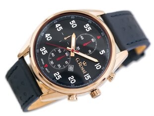 часы g. rossi - 7116a (zg215f) + коробка цена и информация | Мужские часы | pigu.lt