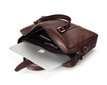 Krepšys kompiuteriui Solier SL25 - Tamsiai rudas kaina ir informacija | Kuprinės ir krepšiai | pigu.lt