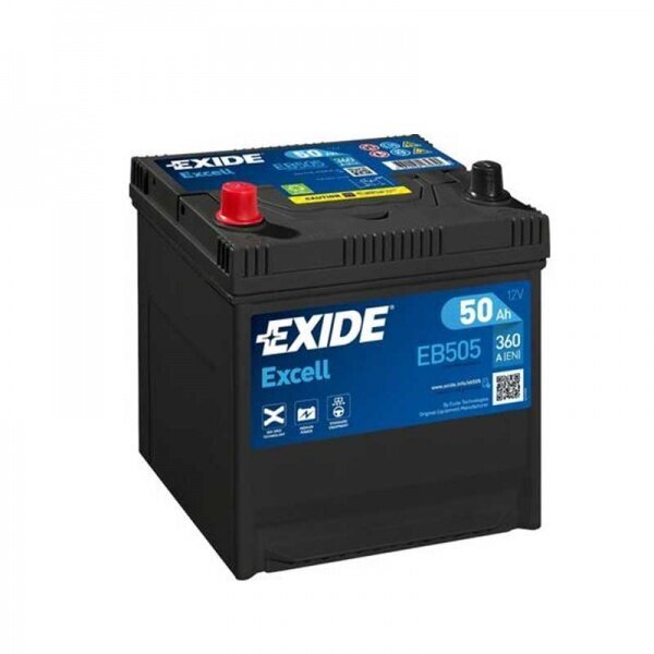 Akumuliatorius Exide Excell EB505 50Ah 360A EN 12V kaina ir informacija | Akumuliatoriai | pigu.lt