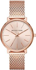 Michaelas Korso moterų laikrodis „Pyper“, 38 mm būsto dydis, trys oro darbai, nerūdijančio plieno apyrankė kaina ir informacija | Moteriški laikrodžiai | pigu.lt