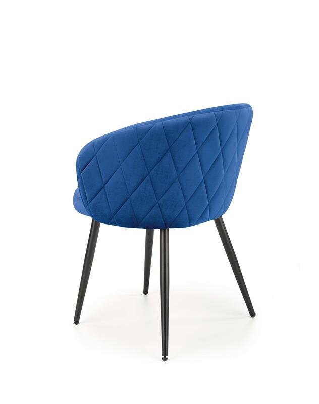 Kėdė Halmar K430, mėlyna цена и информация | Virtuvės ir valgomojo kėdės | pigu.lt