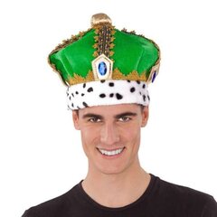 Шляпа My Other Me King Зеленый цена и информация | Карнавальные костюмы | pigu.lt