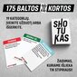 Shotukas stalo žaidimas +18m 175vnt kortų. kaina ir informacija | Stalo žaidimai, galvosūkiai | pigu.lt