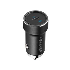 Forever CC-06 PD3.0 + QC3.0 car charger 1x USB-C 1x USB 20W зарядное устройство цена и информация | Зарядные устройства для телефонов | pigu.lt