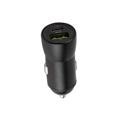 Maxlife MXCC-04 PD3.0 + QC3.0 car charger 1x USB-C 1x USB 20W black kaina ir informacija | Krovikliai telefonams | pigu.lt