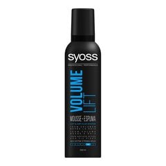 Моделирующая пенка Volume Lift Syoss (250 ml) цена и информация | Средства для укладки волос | pigu.lt