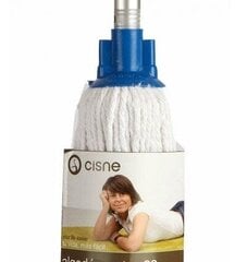 Салфетка для пола Cisne Extra White Cotton Wet Mop No22 цена и информация | Инвентарь для уборки и принадлежности | pigu.lt