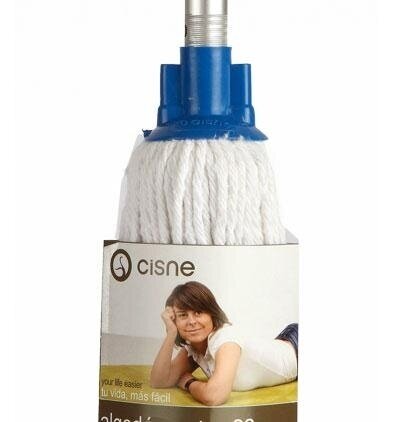 Grindų šluostė Cisne Extra White Cotton Wet Mop No22 цена и информация | Valymo reikmenys ir priedai | pigu.lt