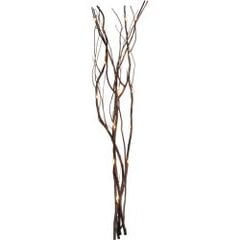 Световое украшение елки с коричневыми светодиодными лампочками 1.44Вт, 8х60 см цена и информация | Рождественские украшения | pigu.lt