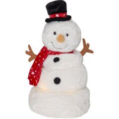 Kalėdų dekoro sniego senelis su 6 šviesos diodais ir muzika 36 cm 3,15 W Mery Pal 993-20 kaina ir informacija | Kalėdinės dekoracijos | pigu.lt