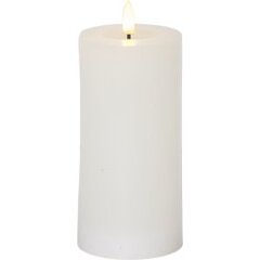 LED vaško žvakė balta 0,03W 7,5x17,5cm Flamme Flow 061-42 kaina ir informacija | Žvakės, Žvakidės | pigu.lt
