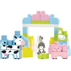 Цветные блоки с домашними животными Ecoiffier Abrick, 50 шт. цена и информация | Конструкторы и кубики | pigu.lt