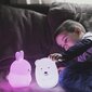 LED silikoninė lempa meškutis kaina ir informacija | Vaikiški šviestuvai | pigu.lt