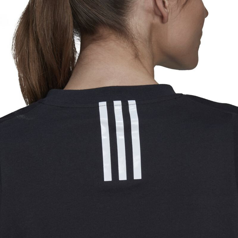 Sportiniai marškinėliai moterims Adidas x Karlie Kloss Crop Tee W HB1438, juodi kaina ir informacija | Sportinė apranga moterims | pigu.lt