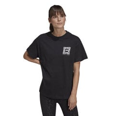 Sportiniai marškinėliai moterims Adidas x Karlie Kloss Crop Tee W HB1438, juodi kaina ir informacija | Sportinė apranga moterims | pigu.lt