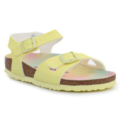 Basutės moterims Birkenstock Rio Kids Candy Ombre Yellow Jr 1022220, geltonos kaina ir informacija | Basutės vaikams | pigu.lt