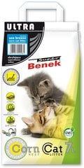 Слипающийся кукурузный наполнитель для кошек Super Benek Corn Cat Ultra, 7л цена и информация | Наполнители для кошачьих туалетов | pigu.lt