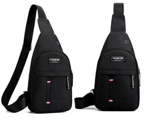 Маленький спортивный рюкзак мужской L131, черный цена и информация | Мужские сумки | pigu.lt