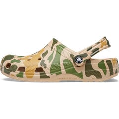 Тапки Crocs™ Classic Printed Camo Clog 201145 цена и информация | Комнатные тапки женские | pigu.lt