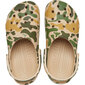 Šlepetės moterims Crocs™ Classic Printed Camo Clog 201145, rusvos kaina ir informacija | Šlepetės moterims | pigu.lt