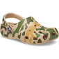 Šlepetės moterims Crocs™ Classic Printed Camo Clog 201145, rusvos kaina ir informacija | Šlepetės moterims | pigu.lt