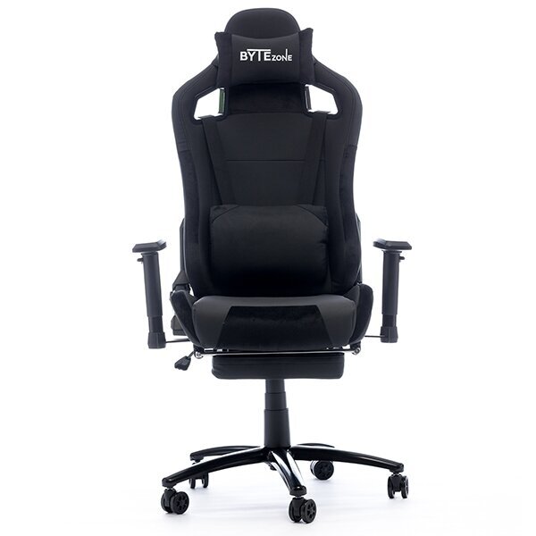 Masažuojanti Žaidimų kėdė ByteZone Bullet Gaming Chair, Juoda kaina ir informacija | Biuro kėdės | pigu.lt