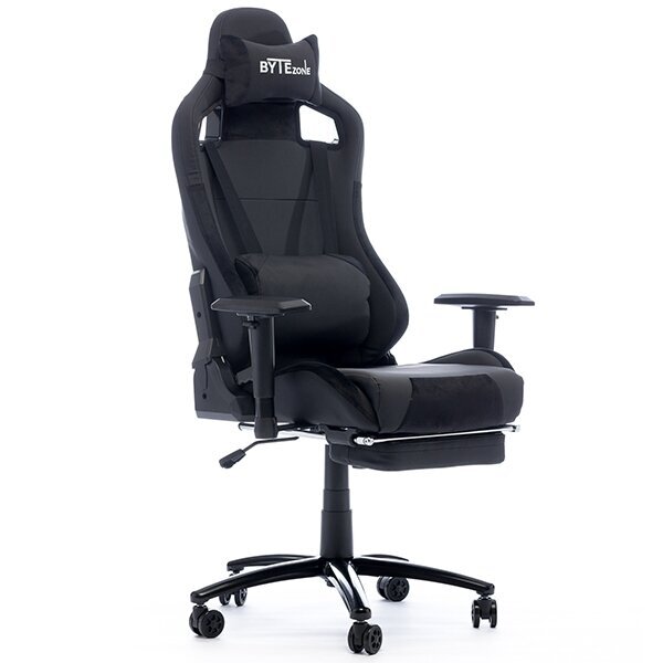 Masažuojanti Žaidimų kėdė ByteZone Bullet Gaming Chair, Juoda kaina ir informacija | Biuro kėdės | pigu.lt