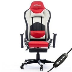 Массажное игровое кресло ByteZone Dolce Gaming Chair, черно-краснoe цена и информация | Офисные кресла | pigu.lt