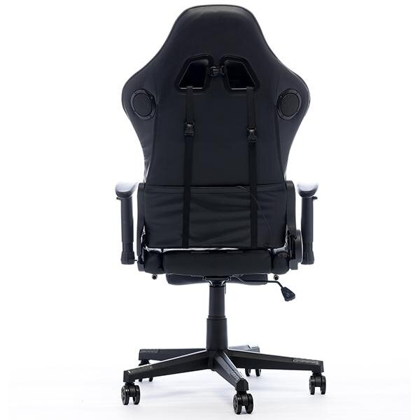 Masažuojanti Žaidimų kėdė ByteZone Python su bluetooth garsiakalbiais Gaming Chair, Juoda-pilka цена и информация | Biuro kėdės | pigu.lt