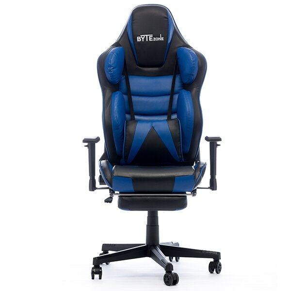 Masažuojanti Žaidimų kėdė ByteZone Hulk Gaming Chair, Juoda-mėlyna kaina ir informacija | Biuro kėdės | pigu.lt