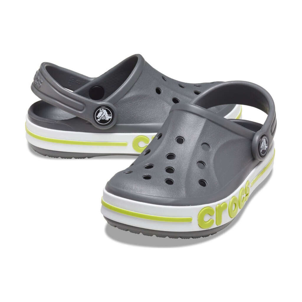 Šlepetės vaikams Crocs™ Bayaband Clog Kid's 207018 166553, pilkos kaina ir informacija | Šlepetės, kambario avalynė vaikams | pigu.lt