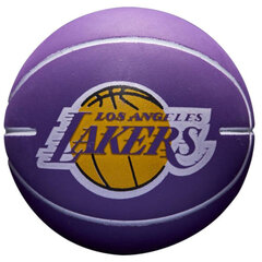 Wilson NBA Dribbler Los Angeles Lakers Mini krepšinio kamuoliukas цена и информация | Баскетбольные мячи | pigu.lt