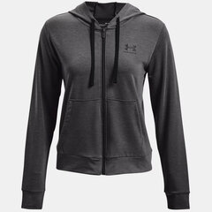 Sportinis džemperis moterims Under Armor Rival Terry FZ Hoodie W 1369853, pilkas kaina ir informacija | Sportinė apranga moterims | pigu.lt