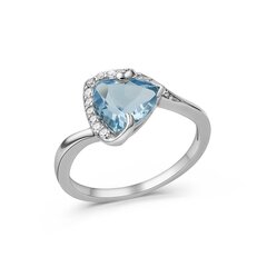 Серебряное (925) кольцо с драгоценными камнями, код AH549562RH-2 цена и информация | Кольцо | pigu.lt