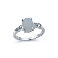 Серебряное (925) кольцо с драгоценными камнями, код AH5474RH-12 цена и информация | Кольцо | pigu.lt