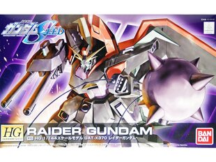 Сборная пластиковая модель Bandai - HGGS R10 Raider Gundam GAT-X370, 1/144, 55738 цена и информация | Конструкторы и кубики | pigu.lt