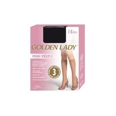 Koijnės iki kelių moterims Golden Lady MINI VELY, juodos kaina ir informacija | Moteriškos kojinės | pigu.lt