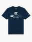 Marškinėliai moterims Champion Legacy Crewneck 217997BS501, mėlyni цена и информация | Vyriški marškinėliai | pigu.lt