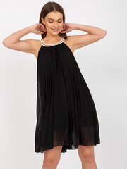 Suknelė moterims Italy Moda, juoda цена и информация | Платья | pigu.lt