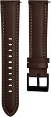 4wrist Watch Band Dark Brown kaina ir informacija | Išmaniųjų laikrodžių ir apyrankių priedai | pigu.lt