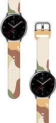 4wrist Watch Band Cream Brown kaina ir informacija | Išmaniųjų laikrodžių ir apyrankių priedai | pigu.lt