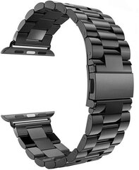 Сменный ремешок 4wrist для Apple Watch - чёрный 42/44/45 мм цена и информация | Аксессуары для смарт-часов и браслетов | pigu.lt