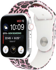 4wrist Watch Band Animal Pink kaina ir informacija | Išmaniųjų laikrodžių ir apyrankių priedai | pigu.lt